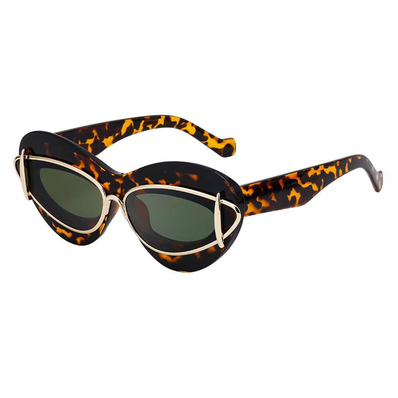 JYL TS Women's Small Cat-Eye - Driving Sun-Protective Trendy OD-98191