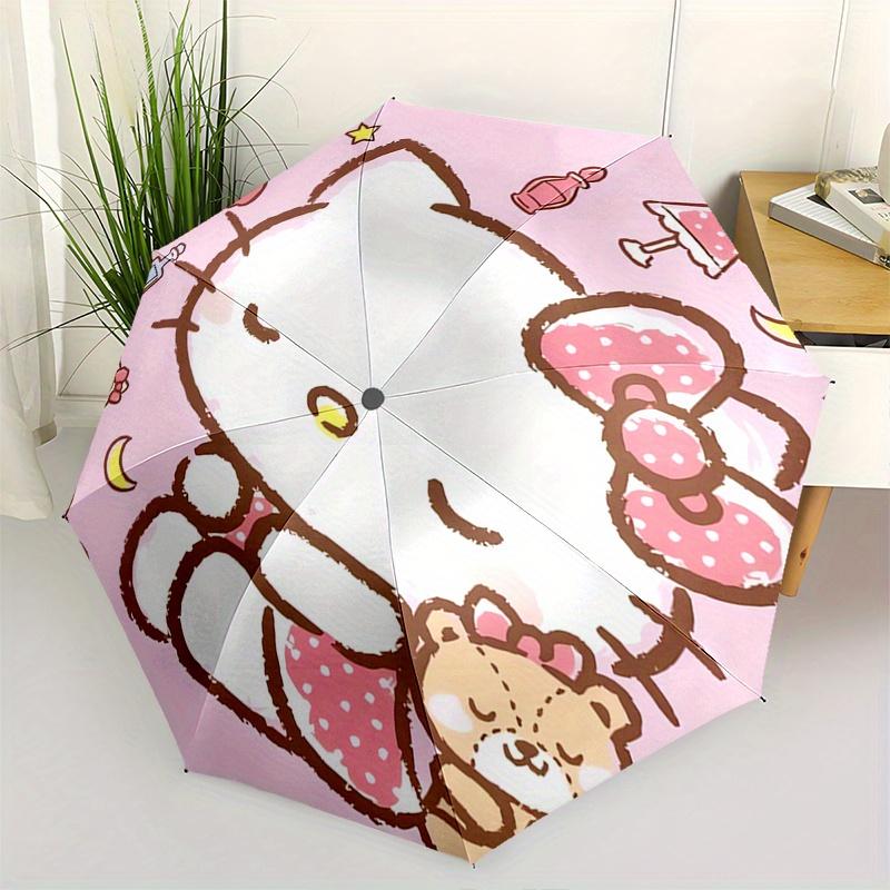 

Hello Kitty,Sweet Dreams Automatic Umbrella-Foldable, Durable 8-Bone Design, Compact and Stylish, Great for Camping, Halloween, Christmas, M
