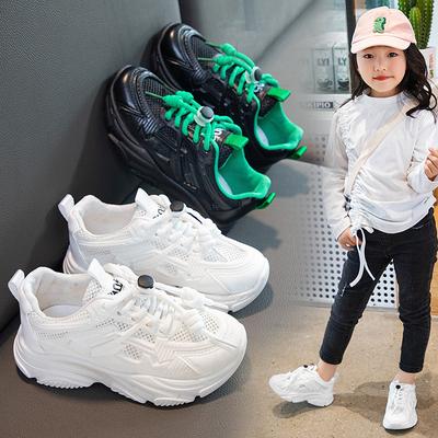 Herbst Kindersneaker Kindermode Sportschuhe Teenager Mädchen Laufschuhe Atmungsaktiver Outdoor-Schuh Leichter Freizeitschuh