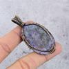 Charoite Jewelry, 999 Copper Wire Wrapped Pendant Handmade Gemstone Jewelry, Gifts For Wife Brand New Pendant