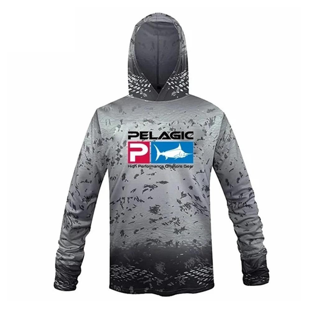 Pelagic Men's Long Sleeve Breathable Sunscreen Fishing Suit Hangtai Fishing Sea Fishing Boat Fishing Fishing Suit