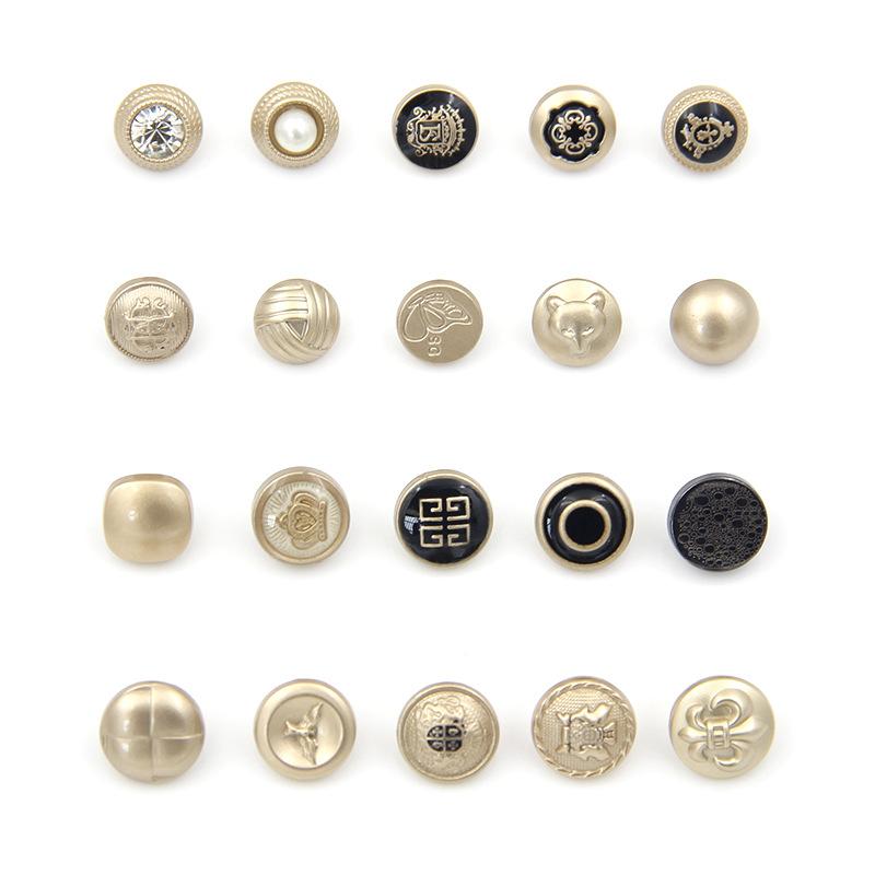 Metallspitze Ölknöpfe Hemdknöpfe Damen Strickpullover Kinderpullover Knöpfe