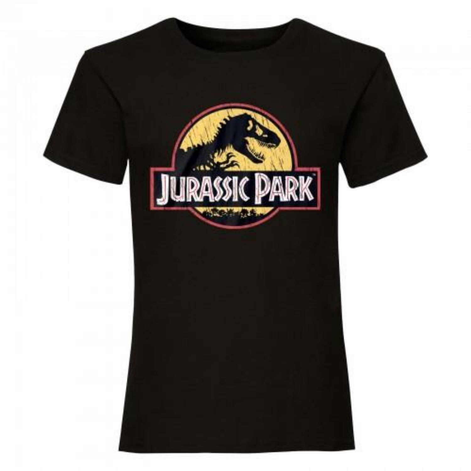 JURASSIC PARK Unisex Adult Logo T-Shirt S