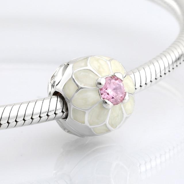 925 Sterling Silver Bead Openwork Sweet Hearts Crown Charms Beads Fit Jiuhao Bracelets Bangles Diy Womens Jewelry