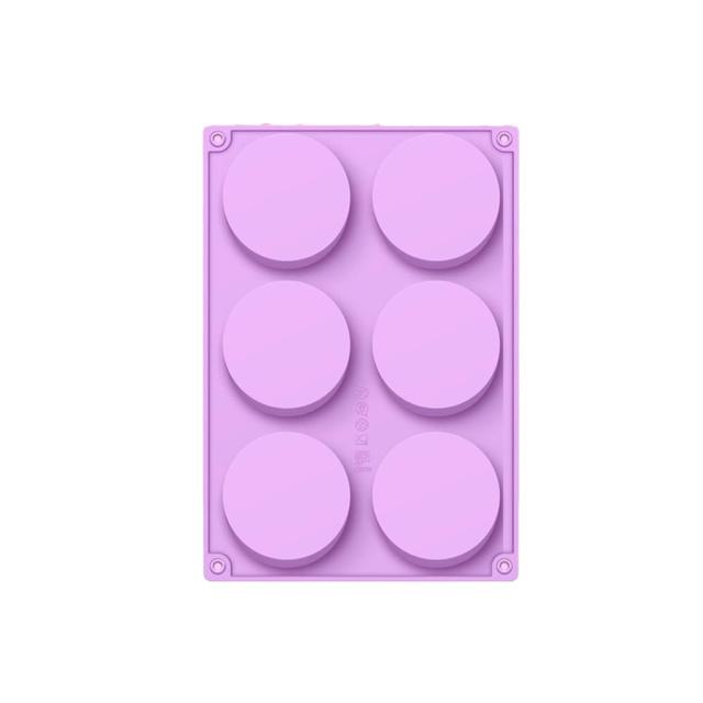 Silicone Donut Mold Baking Utensils Round High Temperature Resistant Pudding Macaron Cake Mold Kitchen Cooking Baking Tools