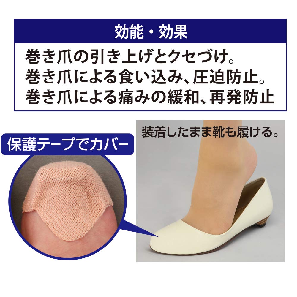 Ingrown Nail Wire Pulls Up the Shape Memory Alloy Hooks the Nail [Cyplus] Guard, Nail, Wire,