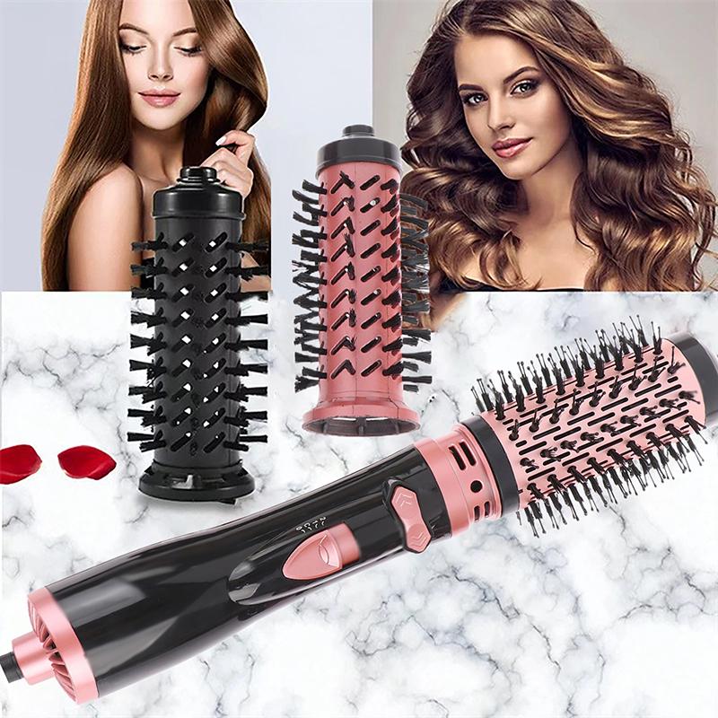 Hair Dryer Brush 2 In 1  Air Spin Brush Curling Straightening Styling Auto-Rotating Ionic Round Blow Hair Dryer Volumizer
