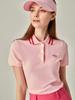Yutinggolpeu Pink Polo Short Sleeve T-Shirt