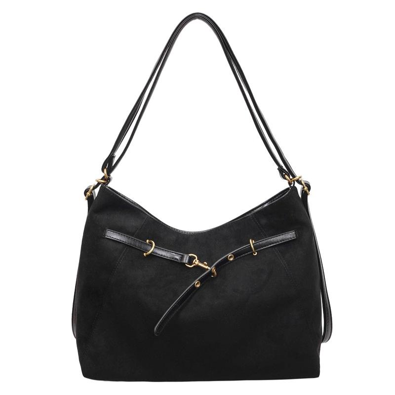 Backpack Women's Fall/Winter 2025 Vintage Maillard Shoulder Bag Large Capacity Tote Bag Commuter Messenger Bag