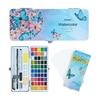 Ohuhu Solid Watercolor, Transparent Watercolor Paint, 50 Colors, Paint Set, Paint, Vibrant, Art Supplies, Coloring Book, Sketch, Adult, Birthday,