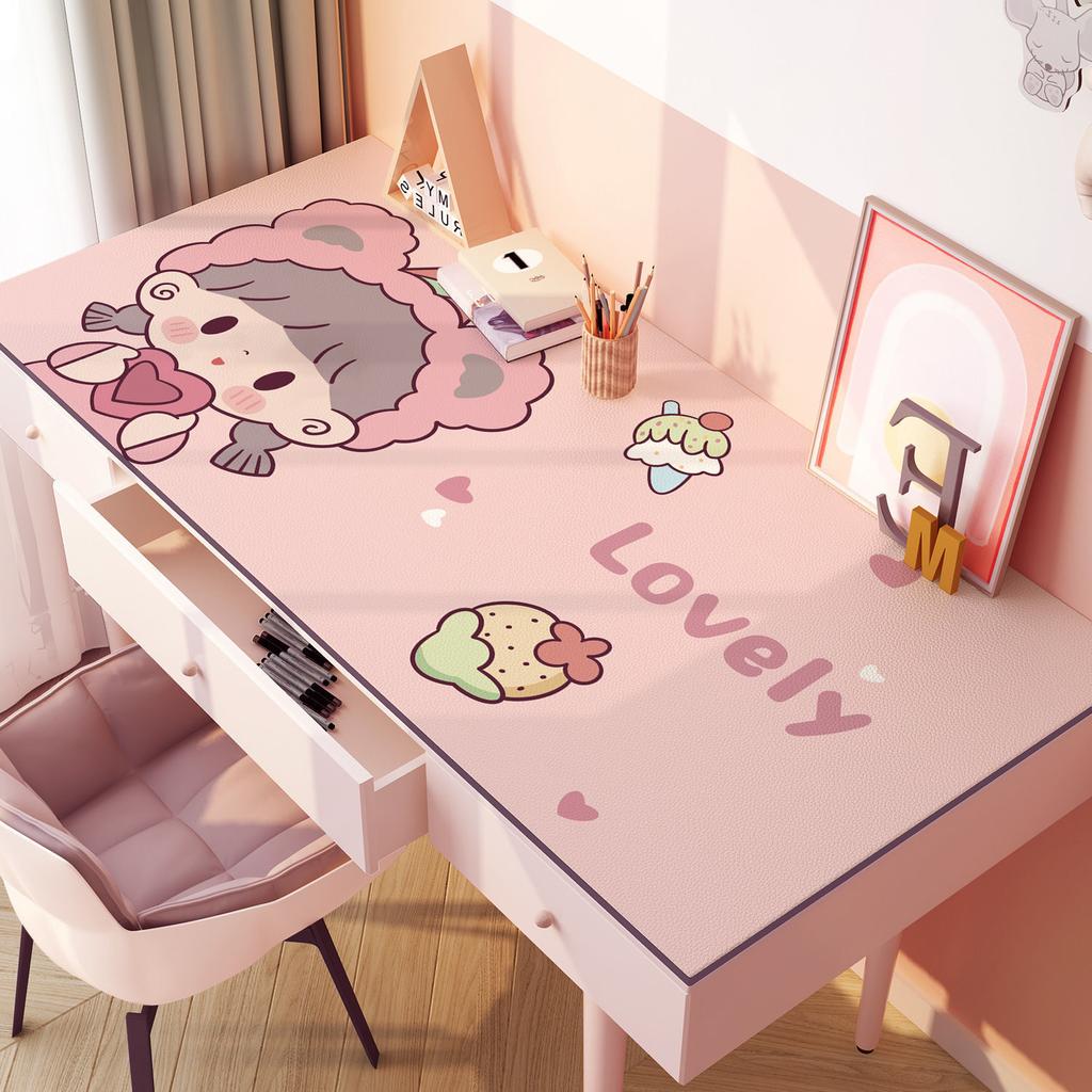 Table Mat Anti Slip High Value A Touch of Clean Cartoon Cute Girl Hearted Children's Study Table Mat