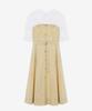 Mind Bridge Woman [W] Shirt Layered Belted Dress