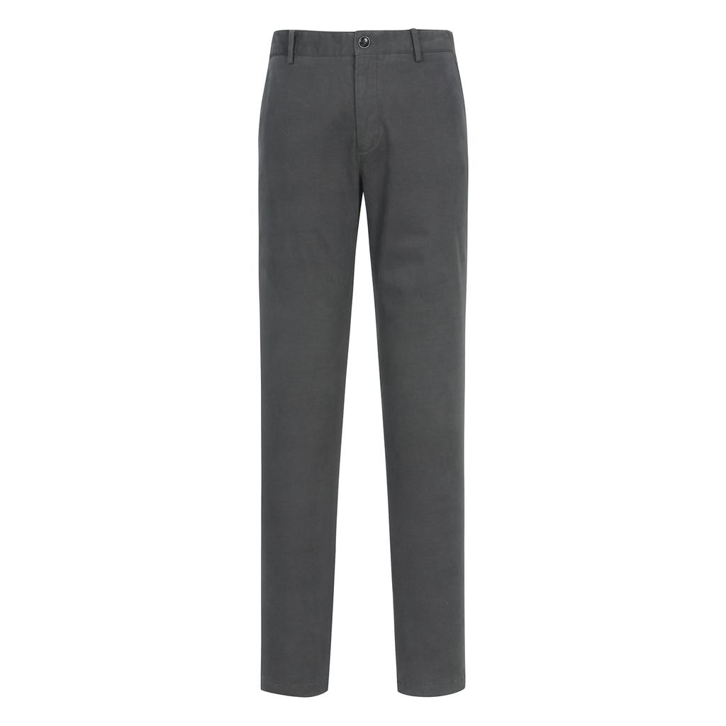 FERRAROMILANO Cotton Spandex Washed Como Pants Gray (Am0Esl45234)