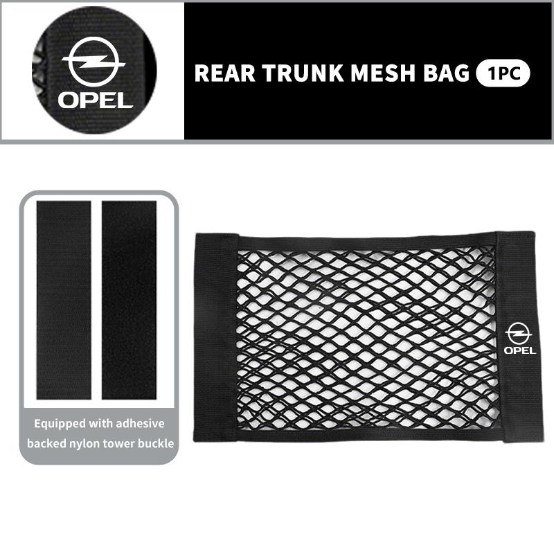 Car Rear Trunk Elastic Mesh Extinguisher Storage Net Fixing Bag For Opel Insignia Astra G J F K Vectra C H Corsa C B D Omega