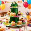 Themed Three-Layer Paper Cake Stand Birthday Cake Dessert Ornament Party Decoration