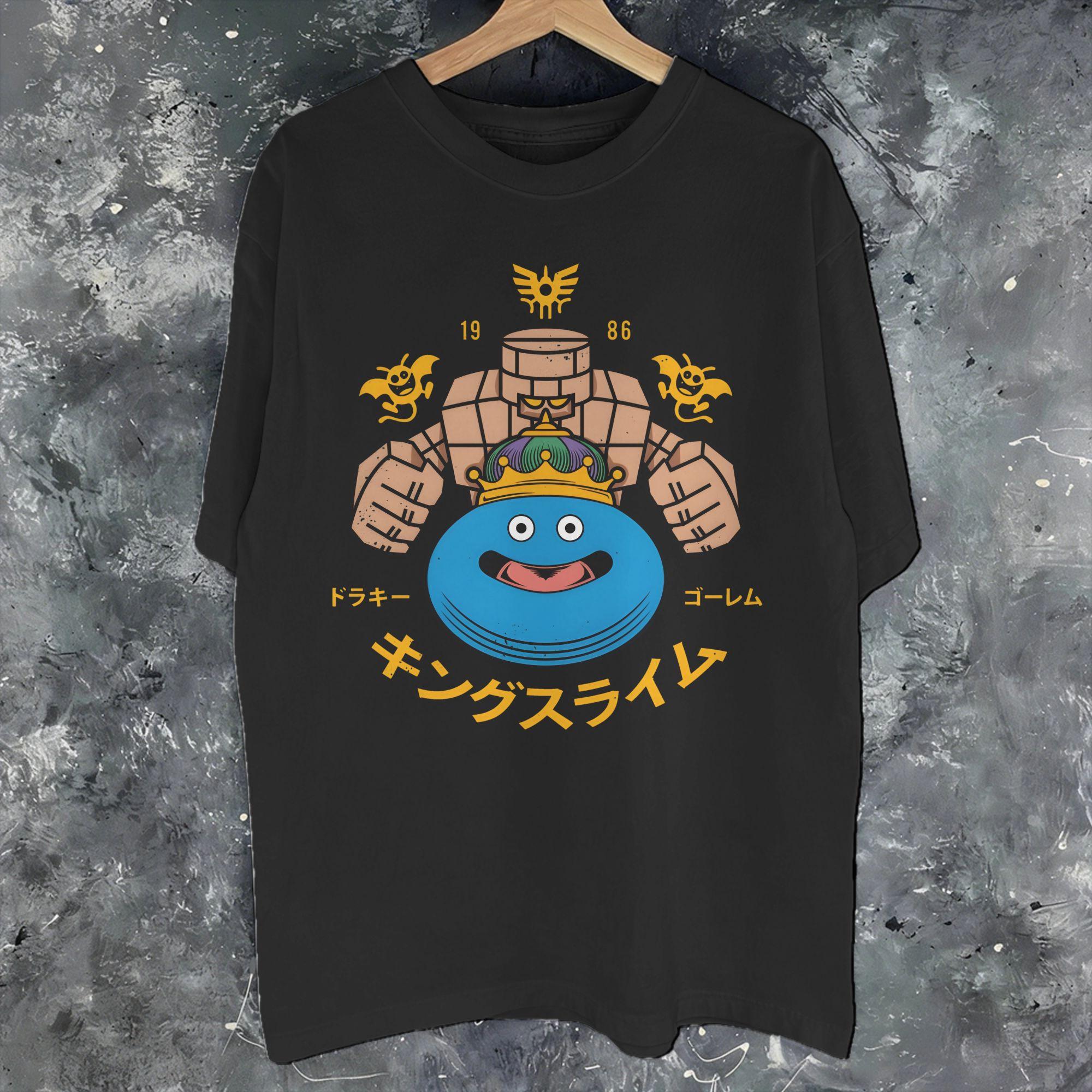 

Dragon Quest slime Tee Shirt for Unisex Women Gift T Shirts Cotton Clothes S