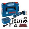 18V Oscillating Tool GOP 18V-34 (Without Battery or Charger) + Accessory Kit In L-BOXX Case - - 06018G2002