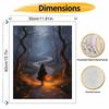 Halloween Forest Path Oil Painting Digital Painting Handmade Diy Coloring Painting Home Decoration