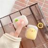 Decompression Cute Chick Airpodpro 3Rd Generation Transparent Case Airpods1/2Nd Generation Bluetooth Headset Protective Case Creative