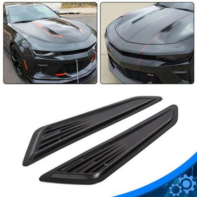 2τμχ ΜΑΥΡΑ ΚΑΛΥΜΜΑΤΑ ΑΕΡΑ ΚΑΠΟΥΤΑΣ ΓΙΑ 2016-23 CHEVY CAMARO 1LT LT RS