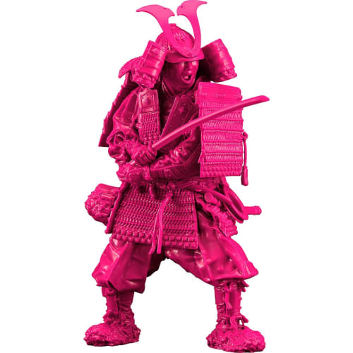 PLAMAX 1/12 Kamakura Period Armored Warrior with Camellia Ornament, Pink Color Edition, 1/12 Scale Assembled Plastic Model