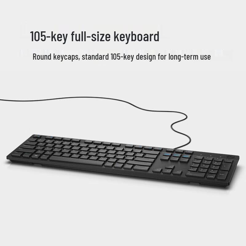 Dell KB216 Wired Multimedia Office Keyboard