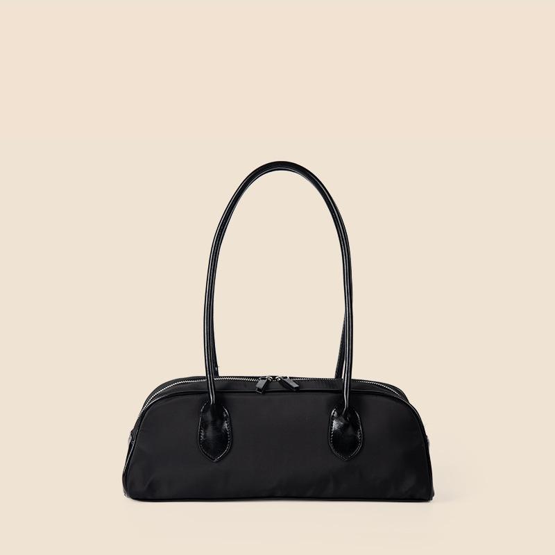 Vintage Underarm Baguette Bag Velcro Shoulder Bag Work Commute Tote