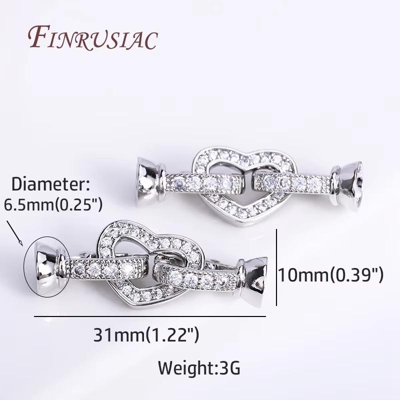 Pearl Clasps 18K Gold Plated Necklace Clasp For Jewelry Connectors DIY Bracelets Accessories,Locks For Jewelry Making Supplies