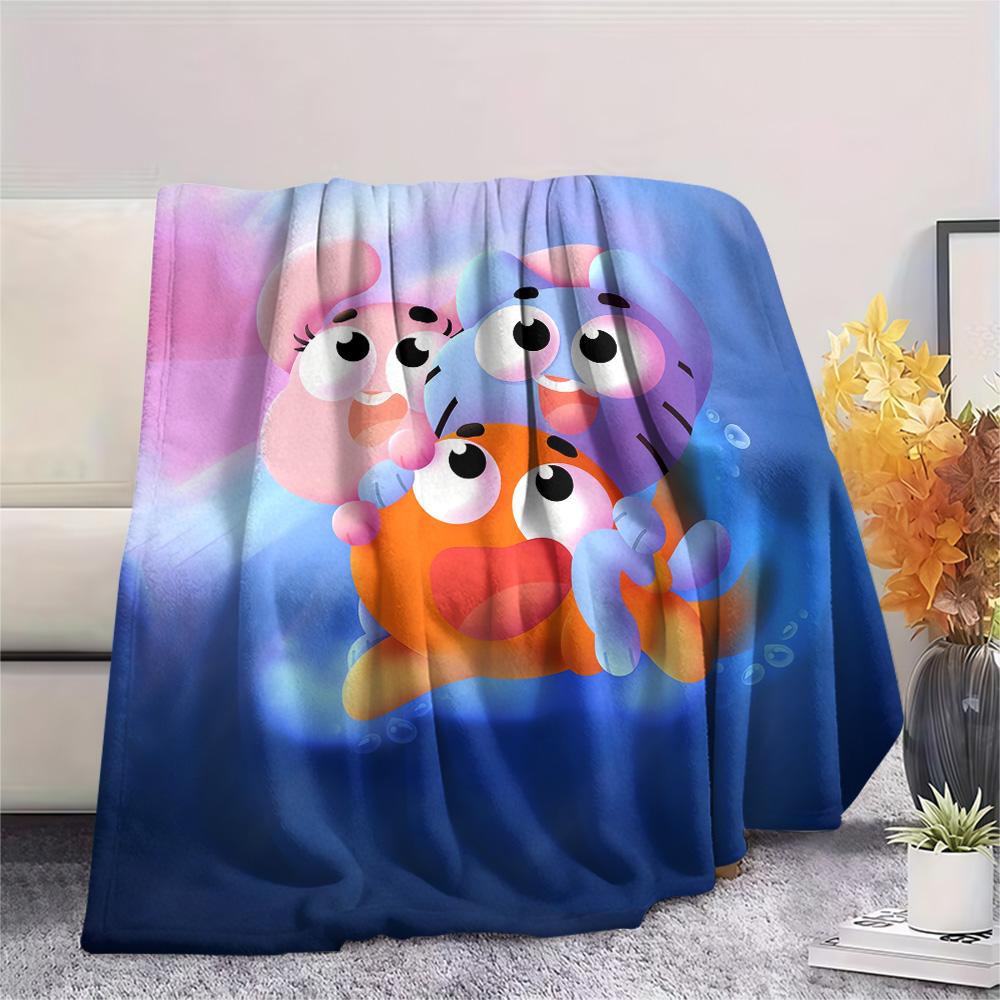 1Pc Alien Earth Print Flannel Blanket, High quality Comfortable for All Seasons, Home Decor, Warmth and Comfort, Perfect for Christmas Gifts