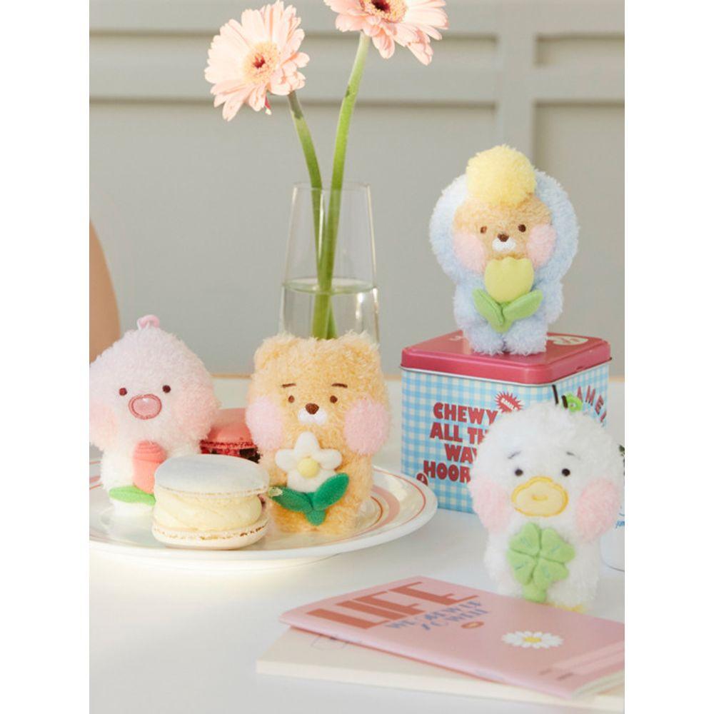 KAKAO FRIENDS Ball Balgre Fossil Keychain Doll_Little Ryan