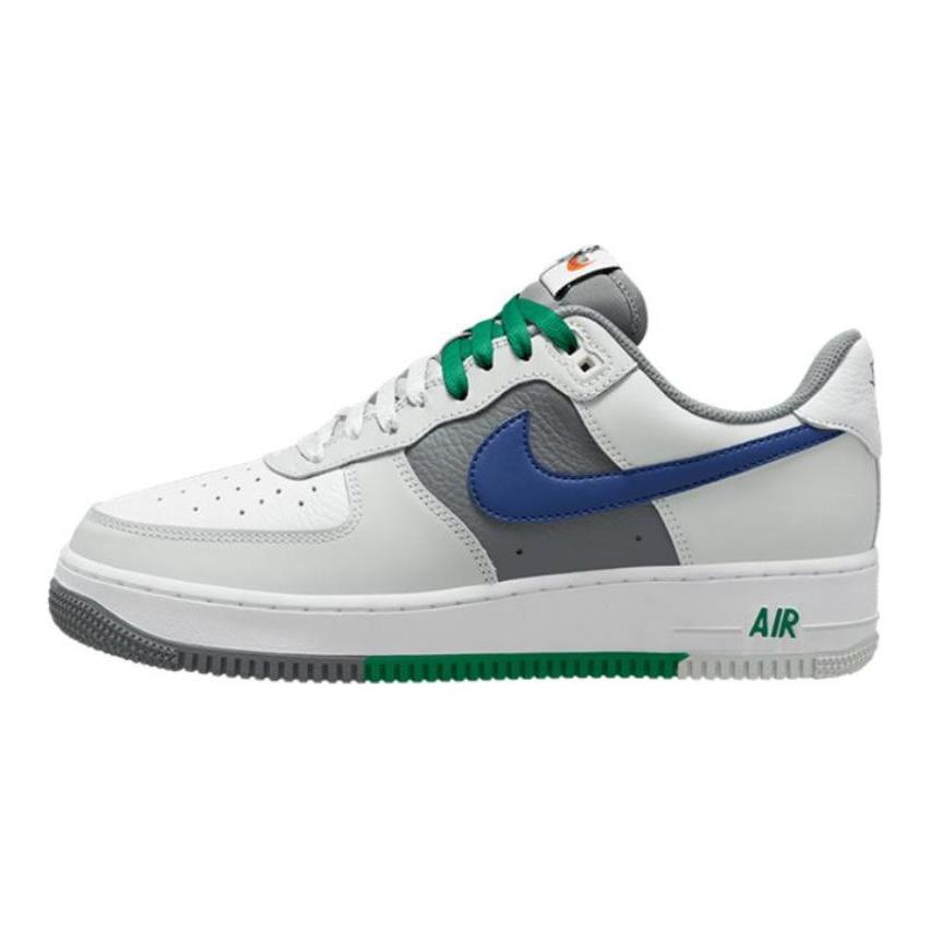 Nike Air Force 1 Low '07 LV8 Split Light Silver Deep Royal Blue Sneakers FD2592-001