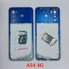 Per OPPO A5s A5Xs A15 A15s A16 A16s A36 A54 A74 A93 A57 A76 4G 5G Telaio Centrale Scocca Cornice + Pulsanti Laterali + Lente Fotocamera