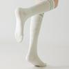 Women Spring and Autumn Mesh Pilates Yoga Fitness Running Jump Rope Long Drum Pressure Exercise Calf Socks