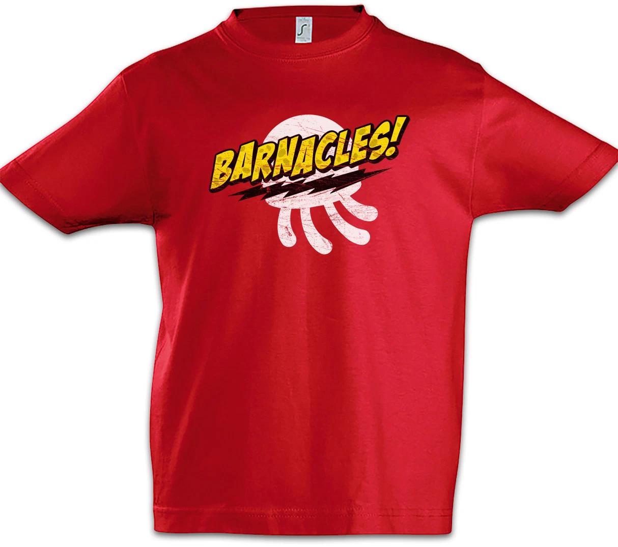 Jellyfishing Barnacles Kids Boys kids boys T-Shirt Sheldon Fun Diver Skipper Sailor Ship 110