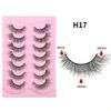 Seven Pairs of 5D Thick False Eyelashes, Natural Messy Eyelashes, Light and Unburdened, Self-grafted False Eyelashes
