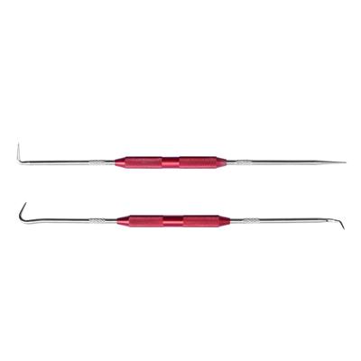 2 Pièces Outil de Prise pour Joint d'Huile Automobile Accessoires de Voiture Ensemble de Crochets et de Prises Crochets à 45 Degrés 90 Degrés Extracteur de Joints Toriques