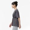 Mizuno Stretch Smooth Sports India Gray Women's T-Shirt, 32MAC870,