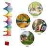 Spiral Mental Wind Chime Hollow Moon Colorful Hanging Ornament Home Courtyard Decoration Artwork Creative Lighting Accessory
