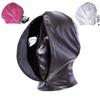 Lace Eye-Exposed PU Training Mask: Soft, Fully Wrapped Leather Restraint