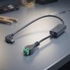 Durability 30cm 2Pin to Mini 5Pin Power Adapter Cable Voltages Converter Power Cord For Phones Tablets And Cameras