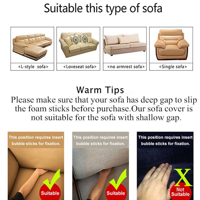 Fabric Sofa Cover Living Room Anti-slip Pet-proof Spandex Stretch Elastic Couch Cover Slipcover for Sofa