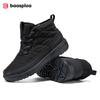 Women's snow boots outdoor waterproof non-slip warm short boots women's  casual hiking shoes cold-proof boots wool lining short barrel winter boots