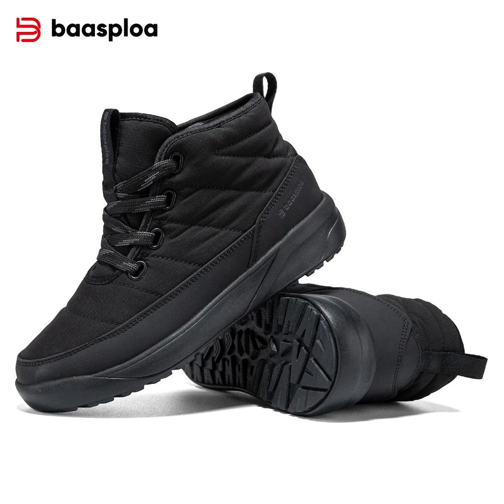 Women's snow boots outdoor waterproof non-slip warm short boots women's  casual hiking shoes cold-proof boots wool lining short barrel winter boots
