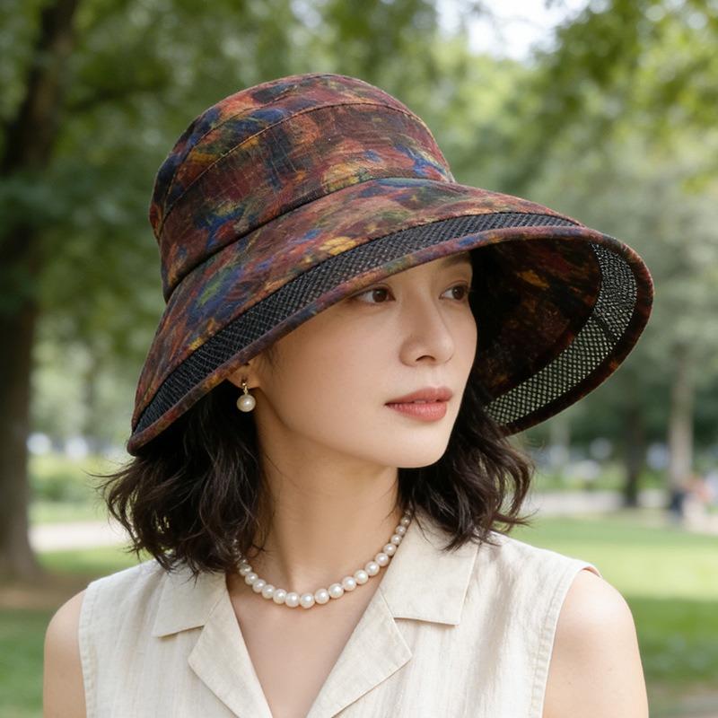 Women S Wide Brim Sun Hat Uv Protection Breathable Outdoor Travel Cap