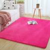 Modern Faux Rabbit Fur Rug: Washable, Thick, Full Coverage Mat for Living Room or Bedroom