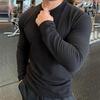 Men's European American Fashion Knit Sweater - Autumn/Winter Long Sleeve Top, Thick Knitwear for Youth
