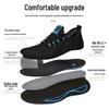 Men's Lightweight Steel Toe Safety Shoes - Summer Fashion, Odor-Resistant, Anti-Smash, Anti-Puncture, Wear-Resistant Work Footwear.