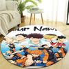 Personalized Haikyuu Round Chair Office Rug - Perfect for Mat, Office Chair & More - Ideal Gift for Birthdays and Holidays