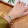 Classic Enamel Bracelet Ethnic Style Chinese Cloisonne Bracelet Women's Hand Bracelet  Jewelry