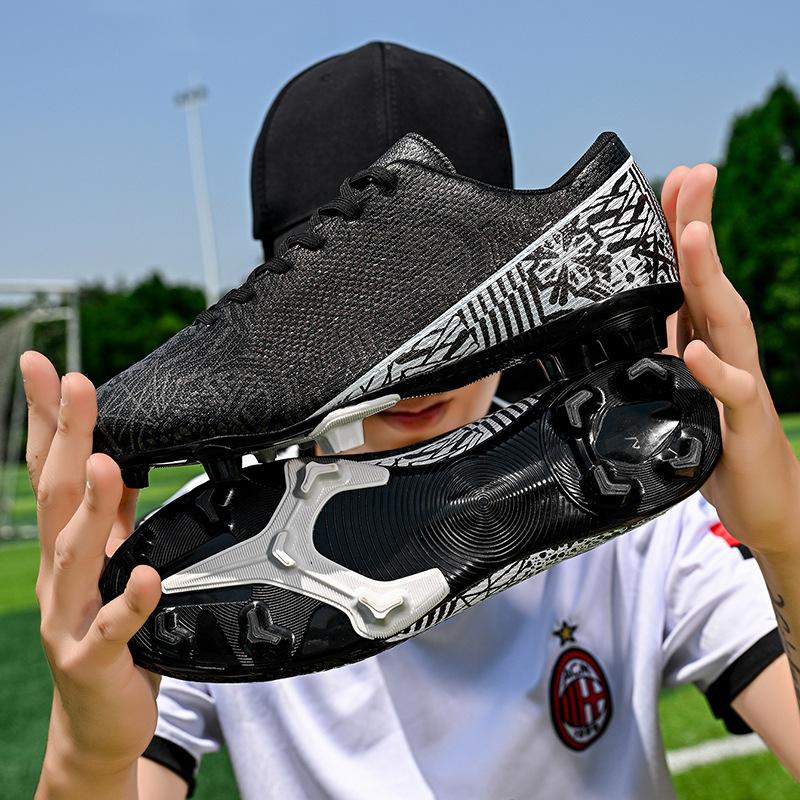 Foreign trade children's football shoes men's and women's sports football shoes broken nails primary school students indoor football game training sh